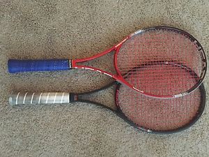 Set of 2 Head Youtek IG Prestige MP 4 3/8 Tennis Rackets