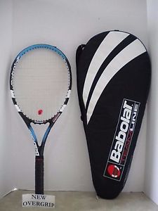 Babolat Pure Drive Team 100 Tennis Racquet Racket 4 1/4 - New Overgrip