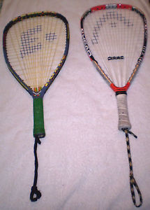 * USED ONCE : E-FORCE Chaos + HEAD Metallix - 2 (TWO) Racquetball Racquets