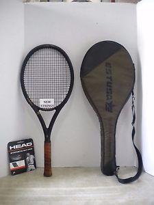 Estusa Pi-Rotech FX MP Tennis Racquet Racket 4 3/8 - NEW STRINGS + Fairway Grip