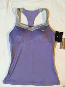 NIKE Maria Sharapova Tank Top Size: Medium Purple Neon Yellow NWT