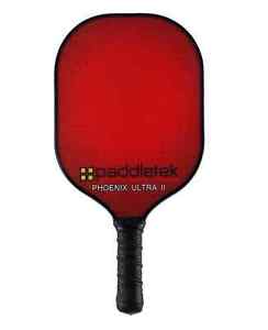 Phoenix Ultra II Pickleball Paddle by Paddletek - Red - New w/ Warranty