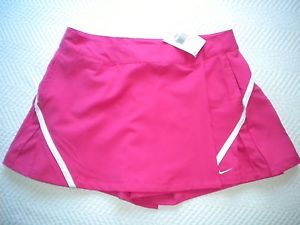 NIKE FITDRY PINK/WHITE SKORT SIZE 12 TENNIS NWT