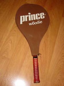 PRINCE  Woodie - TENNIS RACQUET Graphite - w/Prince Matching Cover (VG)