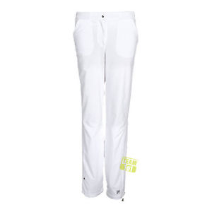 Fila Pantalones De Entrenamiento Para Mujeres Pantalones de tenis Pia blanco