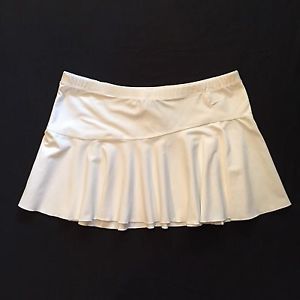 NWT Nike Women's Medium (8/10) White Tennis/Golf/Performance Skirt FitDry Fabric