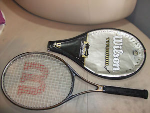 WILSON TITANIUM STRETCH VERY GOOD CONDITION WITH SOFT CASE 28" 4 3/8 L3 GRIP