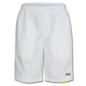 Fila Corto Niños Pantalones de tenis Deportivos Chándal SVEN blanco