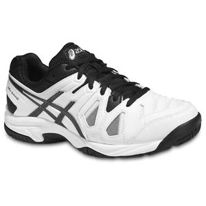 Asics Niños Zapatillas de tenis juego de Gel 5 GS negro/blanco