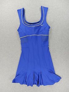 NWT Nike Dri-Fit Sharapova Pleated Tennis Dress Skirt (Womens Small) Blue