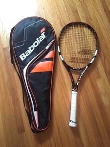Babolat Play Pure Drive Tennis Racket w/ Chip 4 1/4 Grip - Strung & Brand New!