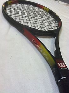 Wilson Pro Staff CLASSIC 6.1 Graphite PWS 4 5/8" L5 Grip Tennis Racquet 95 Sq."