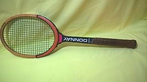 Vintage 70's DONNAY Allwood Bjorn Borg Tennis Raquet Made in Belgium