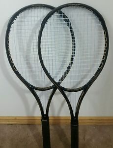 (2) Prince O3 Speed Port Gold Tennis Racquets #3 4 3/8 Grip - 115 inch Head NICE