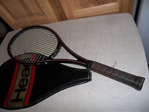 VINTAGE AMF  HEAD GRAPHITE EDGE TENNIS RACQUET WITH COVER