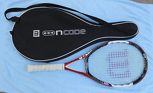 Wilson nCode n5 4 3/8 STRUNG (Tennis Racket Racquet 98sq In W/case)
