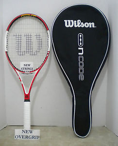 Wilson N Code Pro Staff Six One 95 Tennis Racquet 4 3/8 - EUC + NEW STRINGS