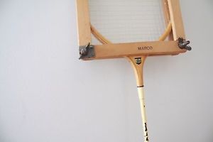 Rare Vintage Slazenger Clipper Badminton Racket / Made In England / Wooden