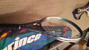 Prince Thunder Lite Oversize Racket Racquet with Double racket full  cover