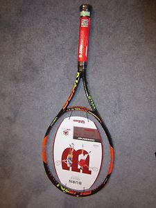 New Wilson Burn 100 ULS tennis racket 4 1/8" Unstrung