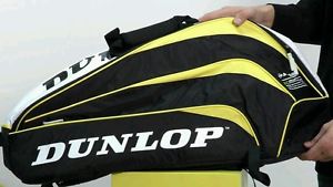 Dunlop Biomimetic Tour 6 Thermo Tennis Bag Yellow Black sport EXCELLENT Backpack