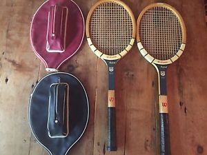 Wilson Mary Hardwick Signature Tennis Rackets Speed Flex/Fibre Face Hers & Hers