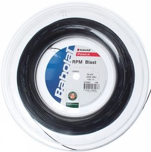 Babolat Explosión RPM 200m Papel de la cadena Cuerdas de tenis 1,25 1,30 1,35