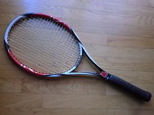 Wilson (K) Factor Six.One 6.1 Team 4 1/2 Tennis Racquet strung @ 55lb Addiction