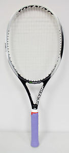 USED Dunlop Biomimetic M 6.0 4 3/8 Adult Pre-Strung Tennis Racquet Racket