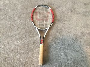 Wilson (k) six one tour roger federal rare used tennis racket