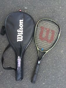 RARE WILSON SLEDGE HAMMER 6.3 OS 110" GRAPHITE TENNIS RACKET 4 5/8 Grip NM