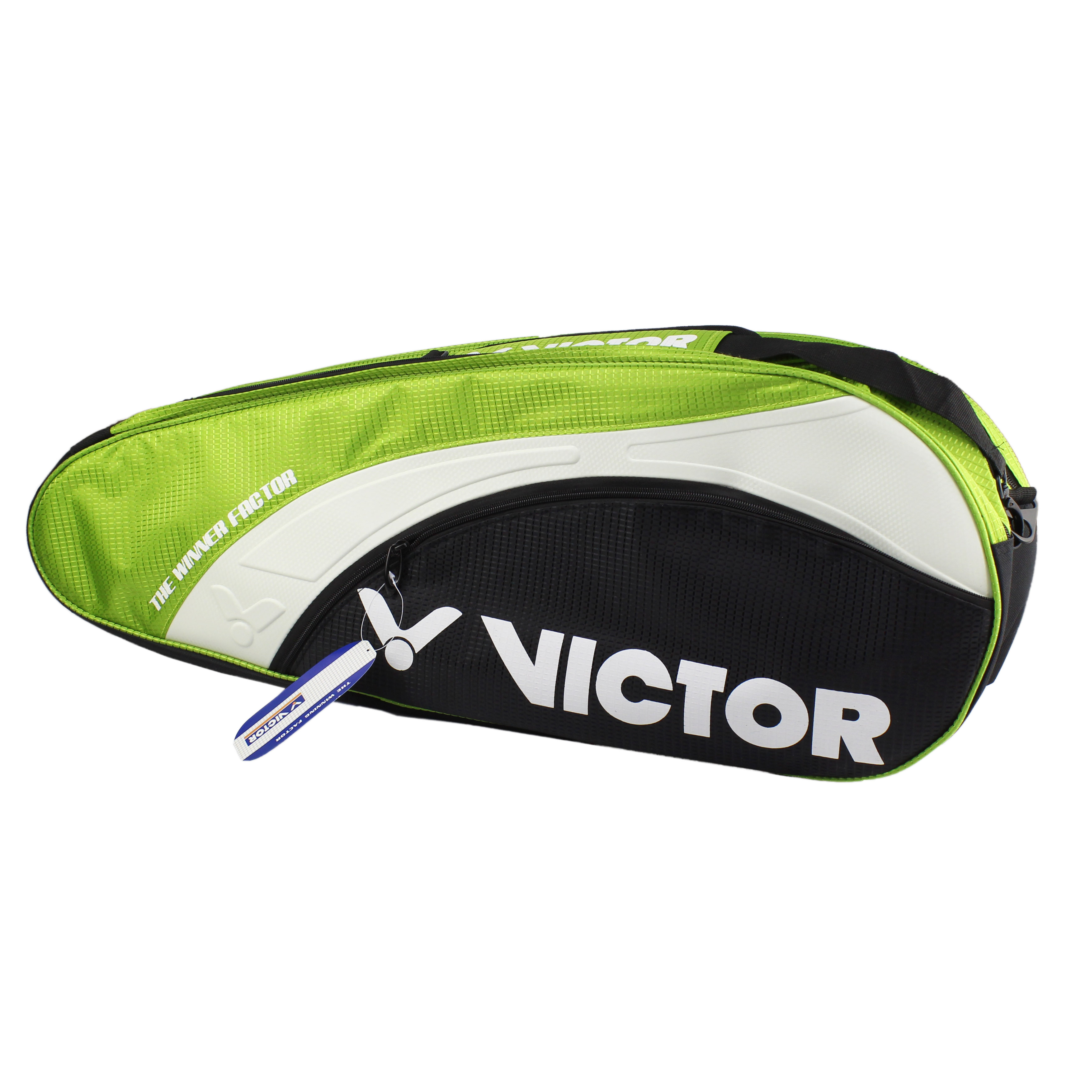 Green Victor BR208m Tennis Racket + Carry Bag Racquet 3-6 Double Bag Badminton