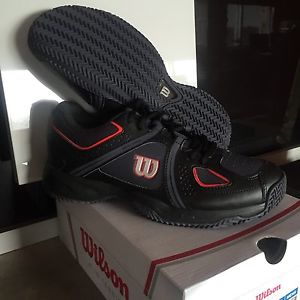 Nuevas Zapatillas Wilson 2016 Nvision Envy  Clay Court Negras Y Rojas