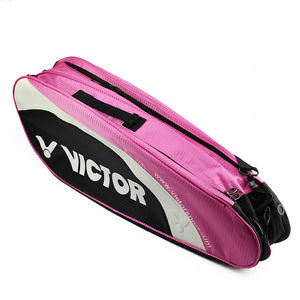 Victor BR208m Tennis Pink Racket + Carry Bag Badminton Racquet 3-6 Double Bag