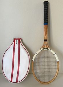 Dunlop Tennis Racquet Maxply Fort Wooden Medium 4 5/8  Grip - Made in England