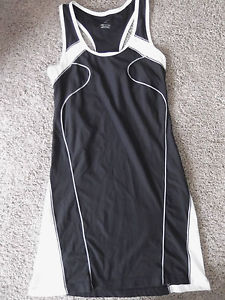 LN Women's Nike Dri-Fit Black & White Tennis Dress Size S(4-6)