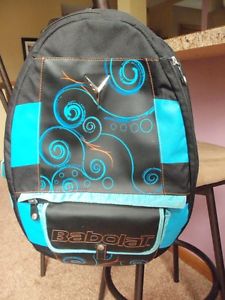 Babolat -  Tennis Racquet Backpack Blue / Black - pockets - EUC