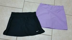 Lot 2 Women's Nike Dri-Fit Tennis Running Skirt/Skort/Shorts SZ XS