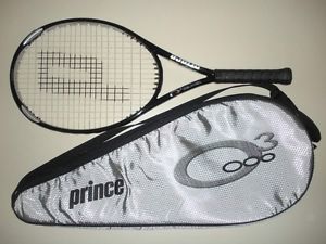 PRINCE O3 SILVER OS 118 TENNIS RACQUET  4 1/4   27.75"