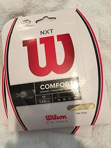 (3) Wilson NXT Tennis String Set-Natural-17