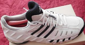 NEW Womens "Adidas Barricade" Sz9 Tennis Shoe 2015 White/Blk used in PHOTO SHOOT