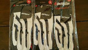 3 Ektelon Challenger racquetball gloves RH MEDIUM-three gloves -free ship in USA