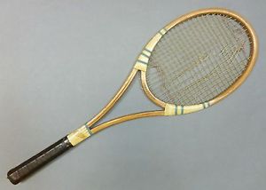 Vtg Andreef AA Frank Kovacs Personal Speedshaft Open Throat Wood Tennis Racquet