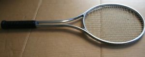 WILSON MATCH POINT, VINTAGE STEEL TENNIS RACQUET, 4 1/4" GRIP ORIGINAL  NO COVER