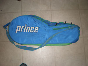 Prince Oversize double zipper  Tennis racquet CASE Very Nice 29" long Blue/green