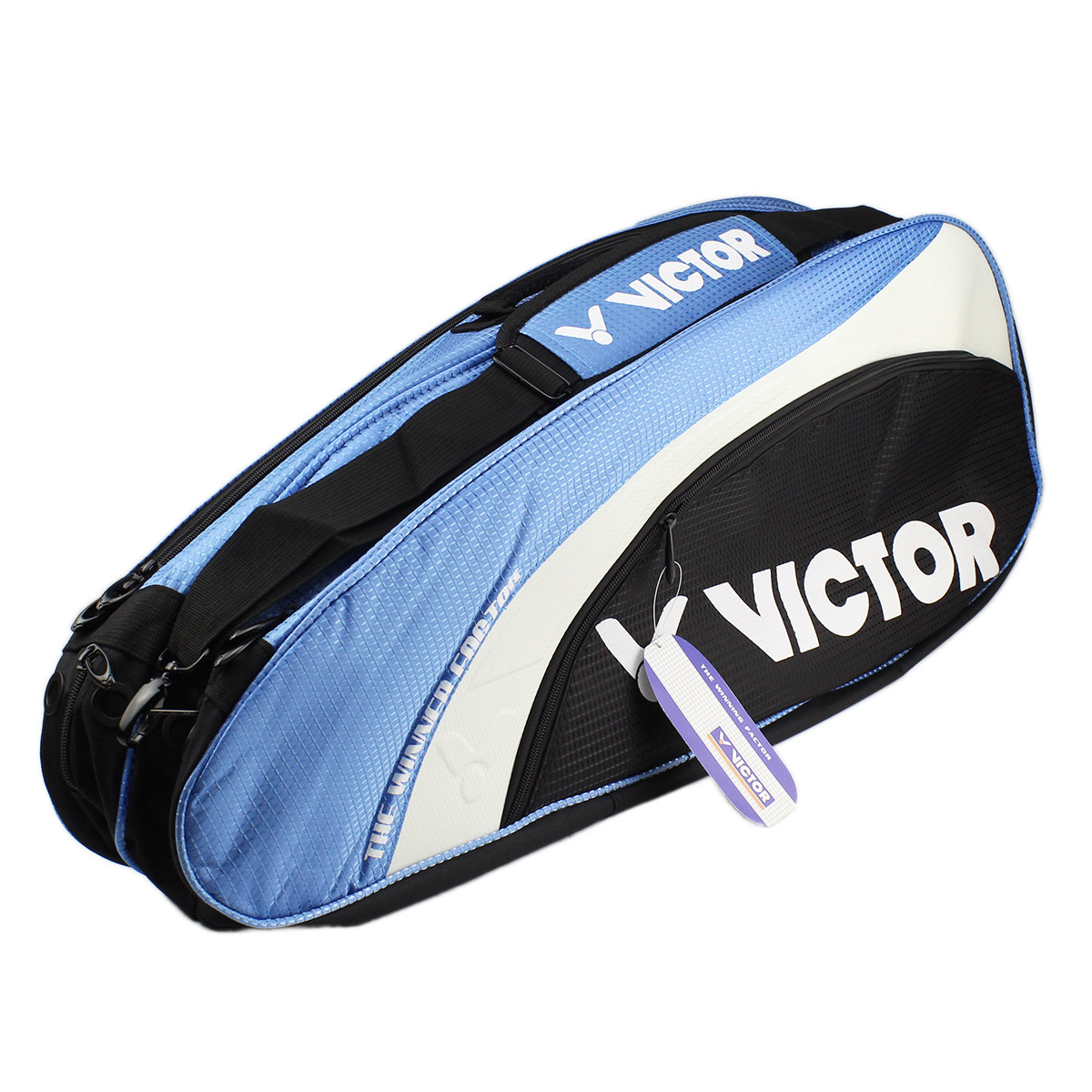 Victor BR208m Tennis Blue Racket + Carry Bag Racquet 3-6 Double Bag Badminton