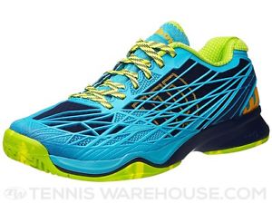 Wilson Kaos Men's Tennis Shoe - Blue/Green - Size 11