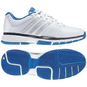 Adidas Adipower Barricade 7 WomensTennis Shoe. Size 9.5. Color- White/Blue