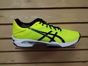 Asics Gel-Solution Speed 3 Men's Tennis Shoes - New - Neon/Black - Size 11.5