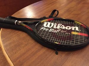 Wilson Pro Staff Classic 6.1 si 95 Tennis Racquet With Cover Case 4-1/2 Grip !!!